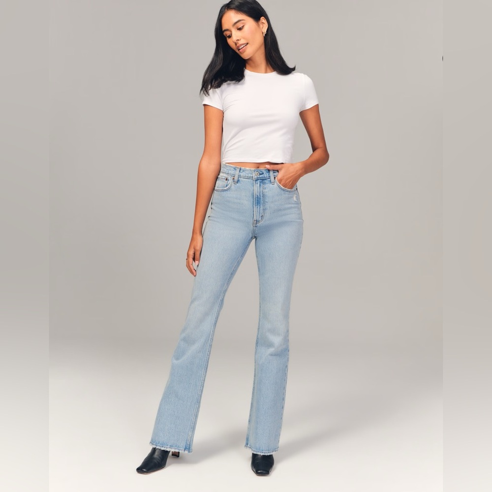 Abercrombie High Rise Vintage Flare Jeans
